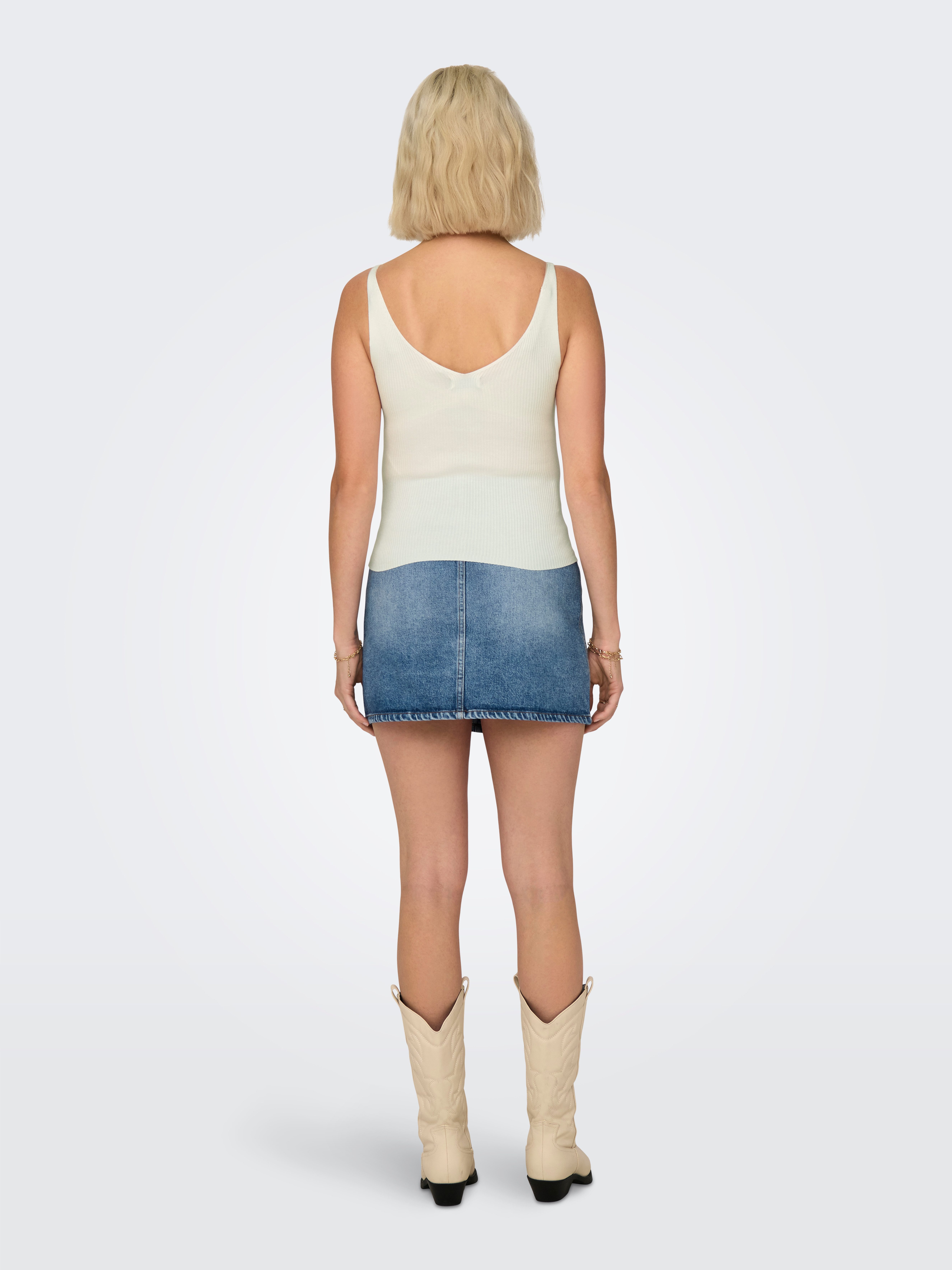 JDY Stricktop JDYNANNA S/L TOP KNT NOOS