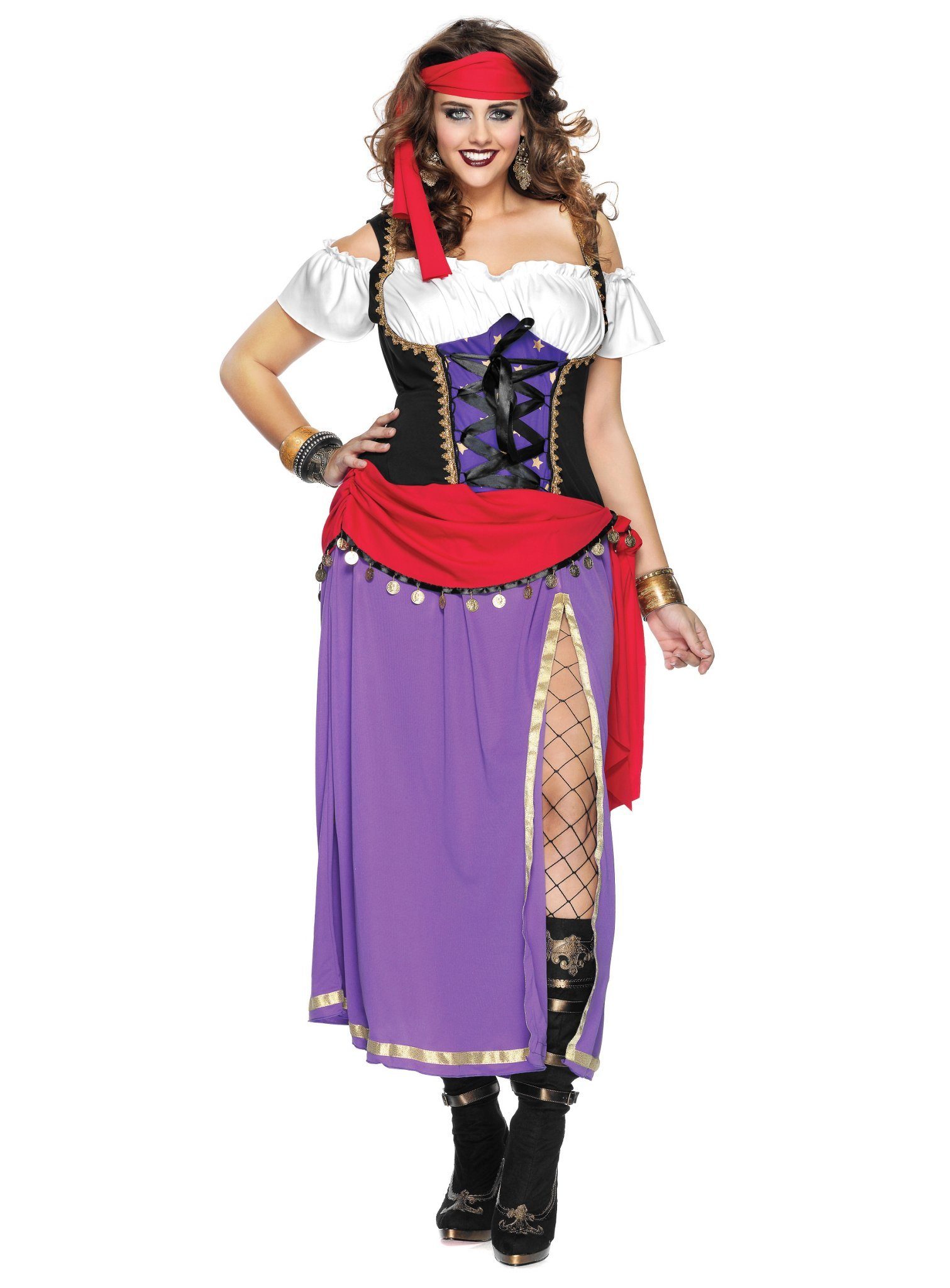 Leg Avenue Kostüm Jahrmarkts-Wahrsagerin, Magisches Gewand für Hellseherinnen