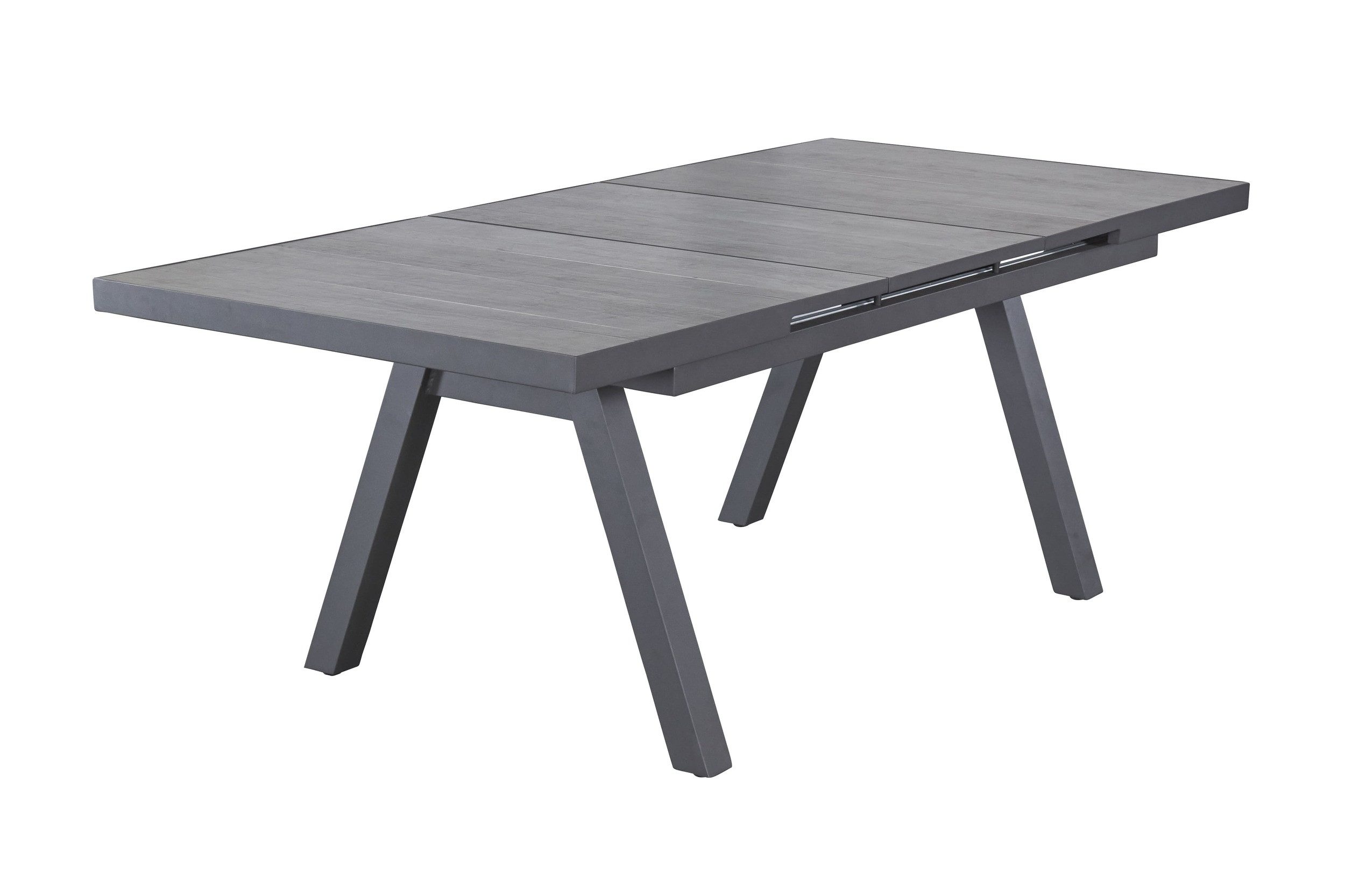 LC Garden Gartentisch Gartentisch 160/210x100cm Aluminium Stativ-Gestell Ausziehtisch