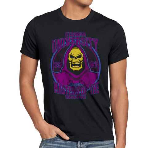 style3 Print-Shirt Herren T-Shirt Eternia University he masters universe man skeletor anime