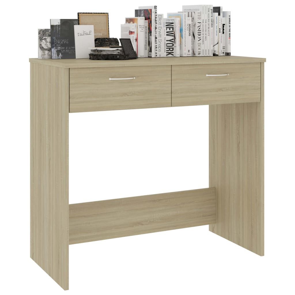 vidaXL Schreibtisch NA Schreibtisch Sonoma Eiche 80x40x75 cm Spanplatte