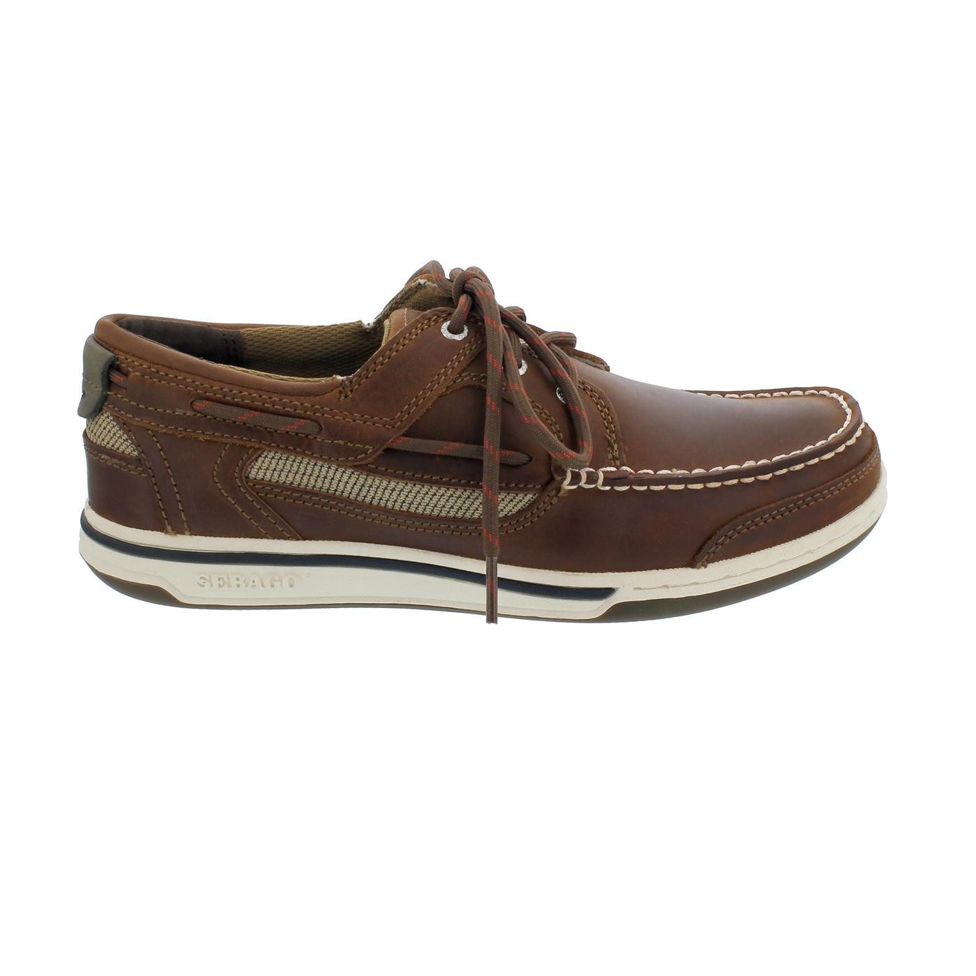 Sebago Sebago Triton Three-Eye, Full-Grain Leather, brown cinnamon 70004Z0-92 Bootsschuh
