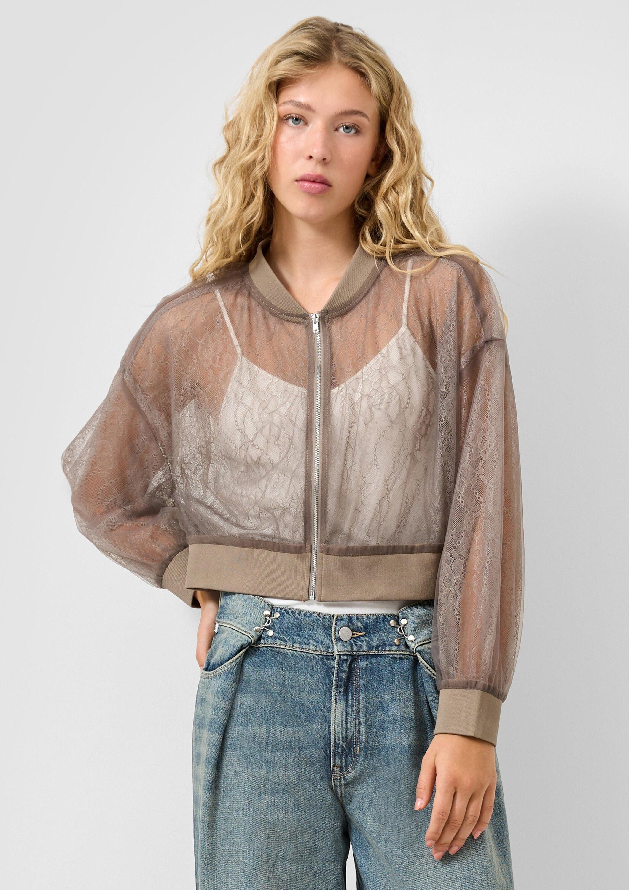 QS Funktionsjacke Indoor-Jacke Spitzenblouson