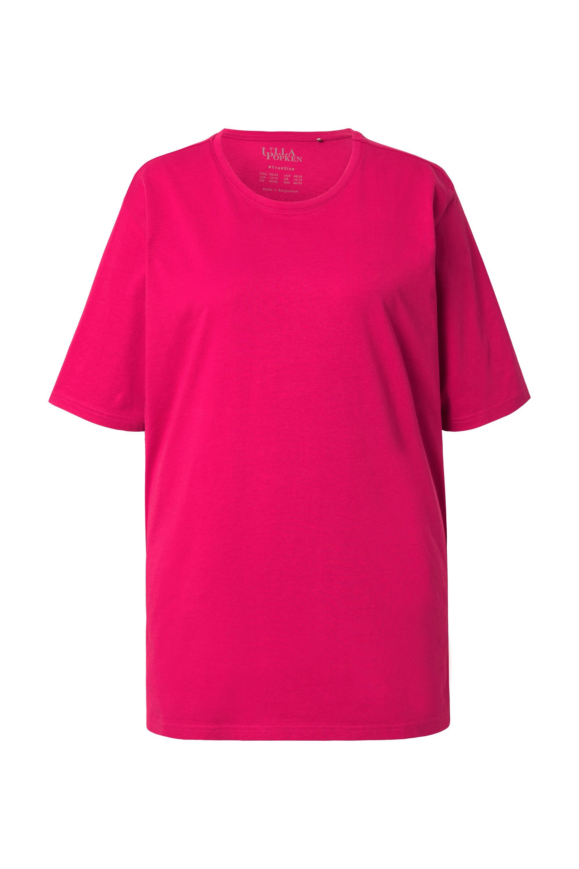 Ulla Popken T-Shirt T-Shirt Rundhalsausschnitt Relaxed günstig online kaufen