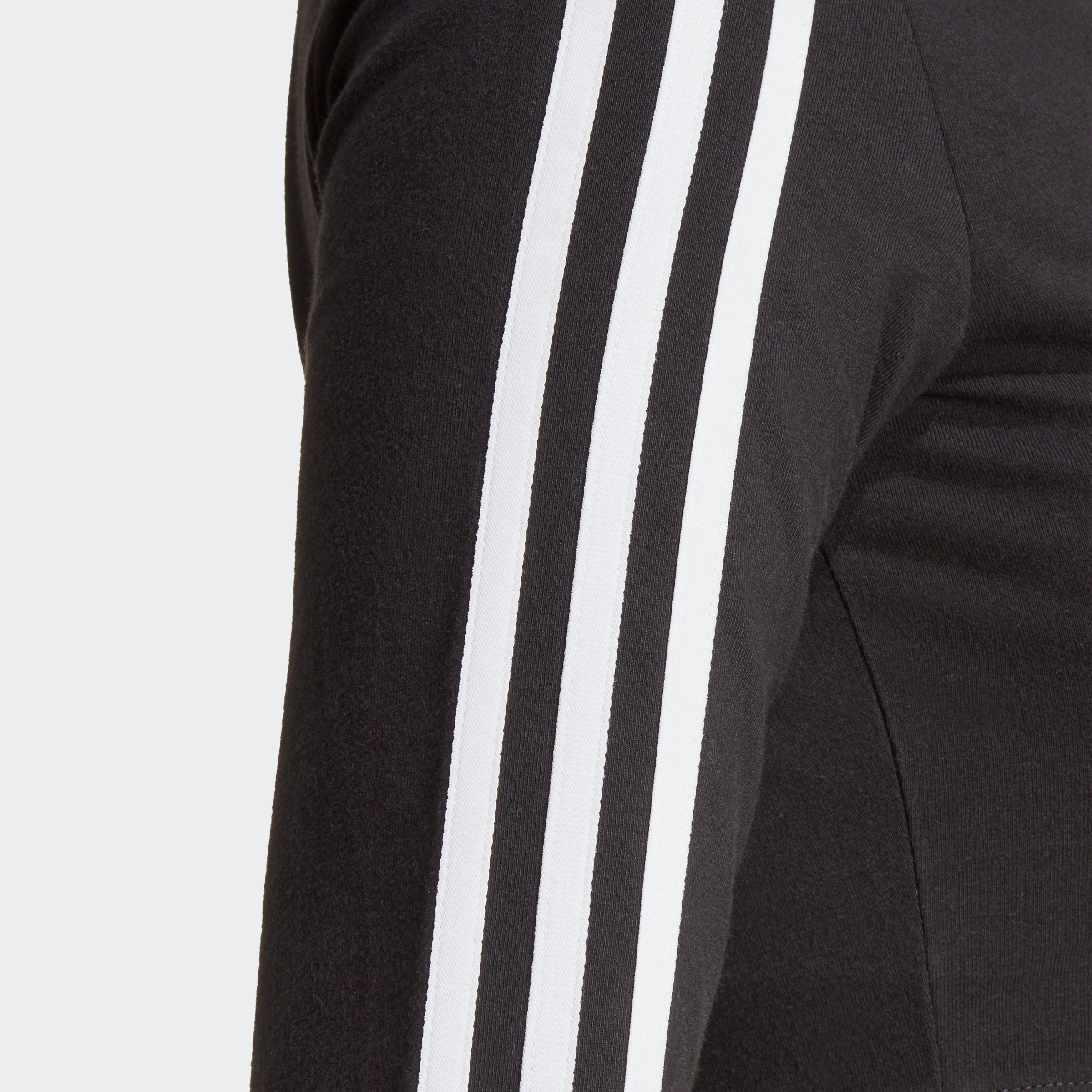 adidas Originals 3STREIFEN Black ADICOLOR LONGSLEEVE BUTTON Langarmshirt CLASSICS