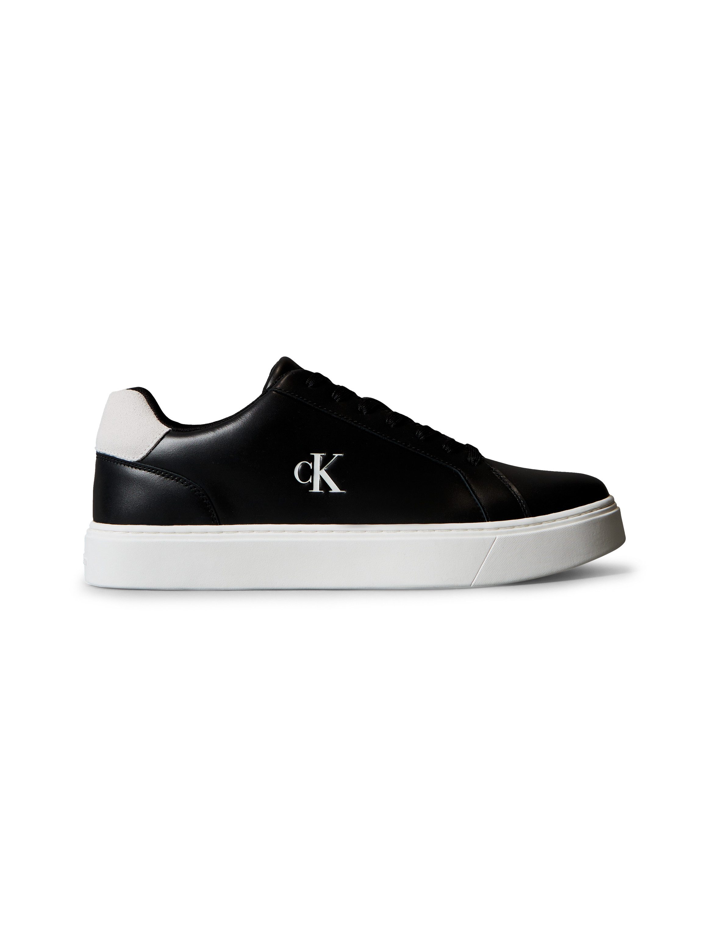 Calvin Klein Jeans CLASSIC CUPSOLE LACEUP LTH Sneaker Schnürschuh, Freizeitschuh mit Fersenbesatz und seitlichem CK-Logo – Bild 5 von 5
