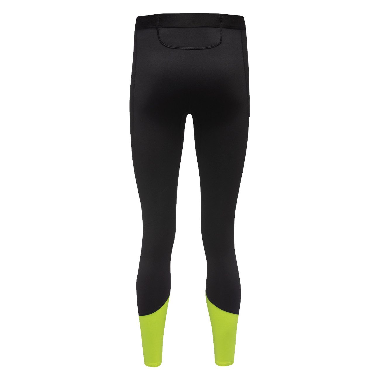 GORE® Wear Laufhose Gore Wear Concurve Thermo Hybrid Tights Herren Black Neon Yellow