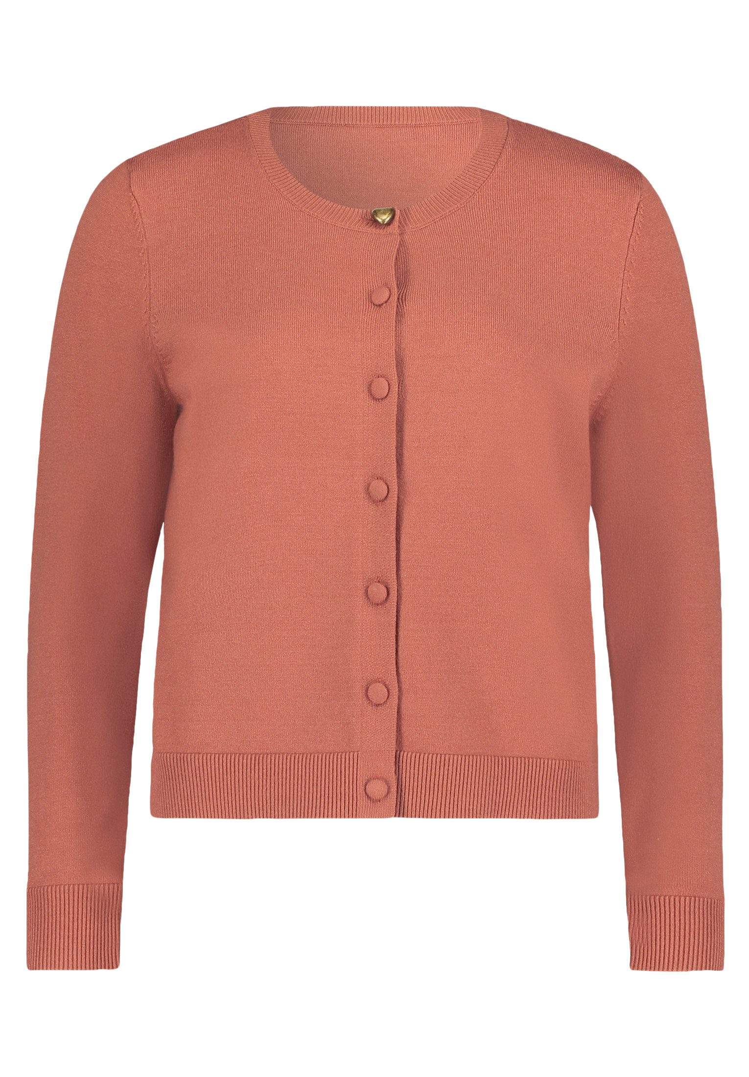 Strickjacke Damen mit Rundhalsausschnitt