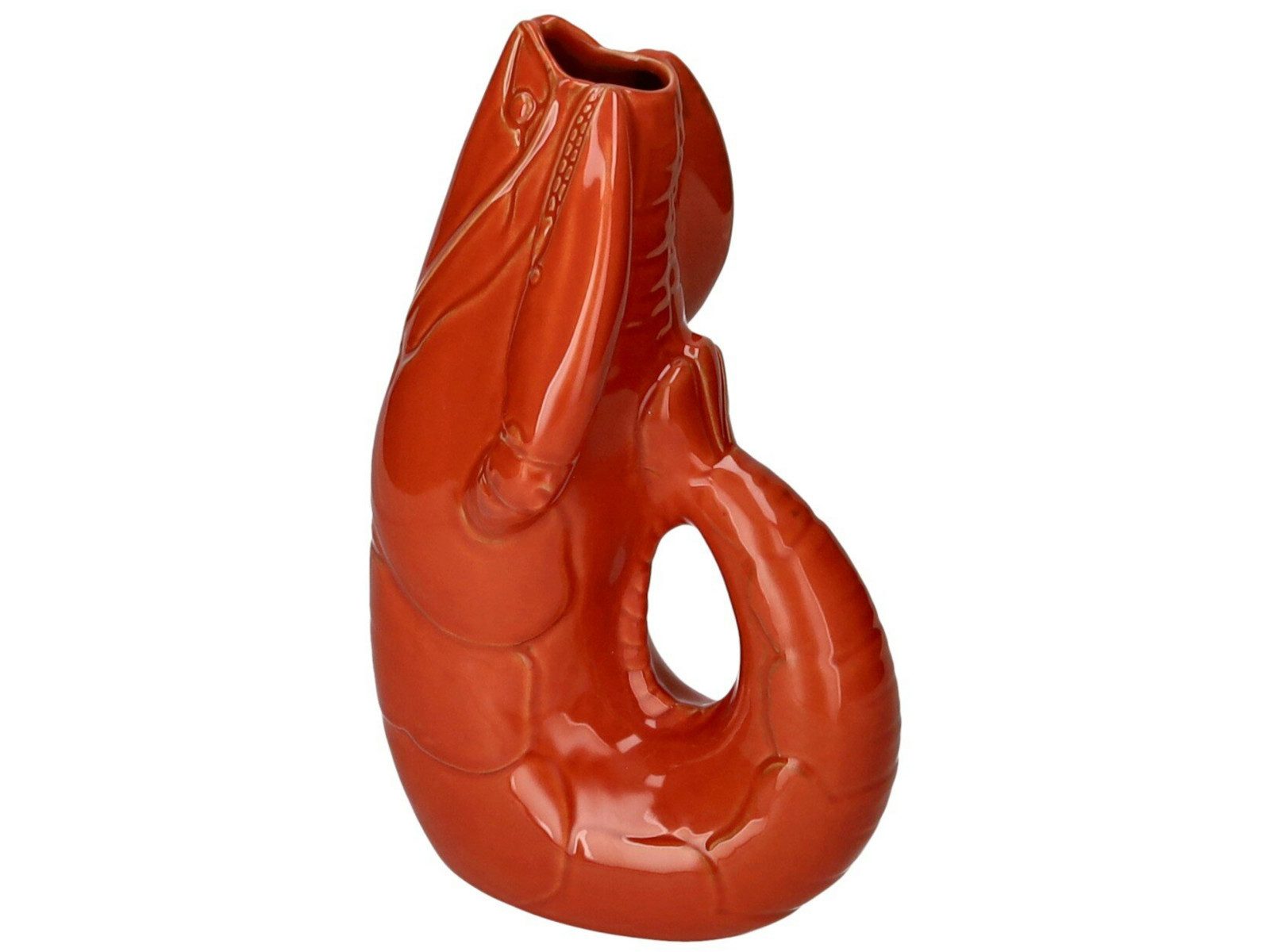Giftcompany Dekovase Madame Crevette Hummer Vase L orangerot 32cm (Vasen)