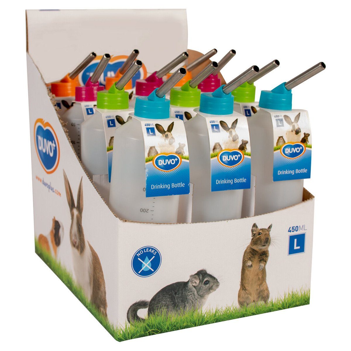 DUVO+ Wasserspender Plastiktrinkflasche Nager
