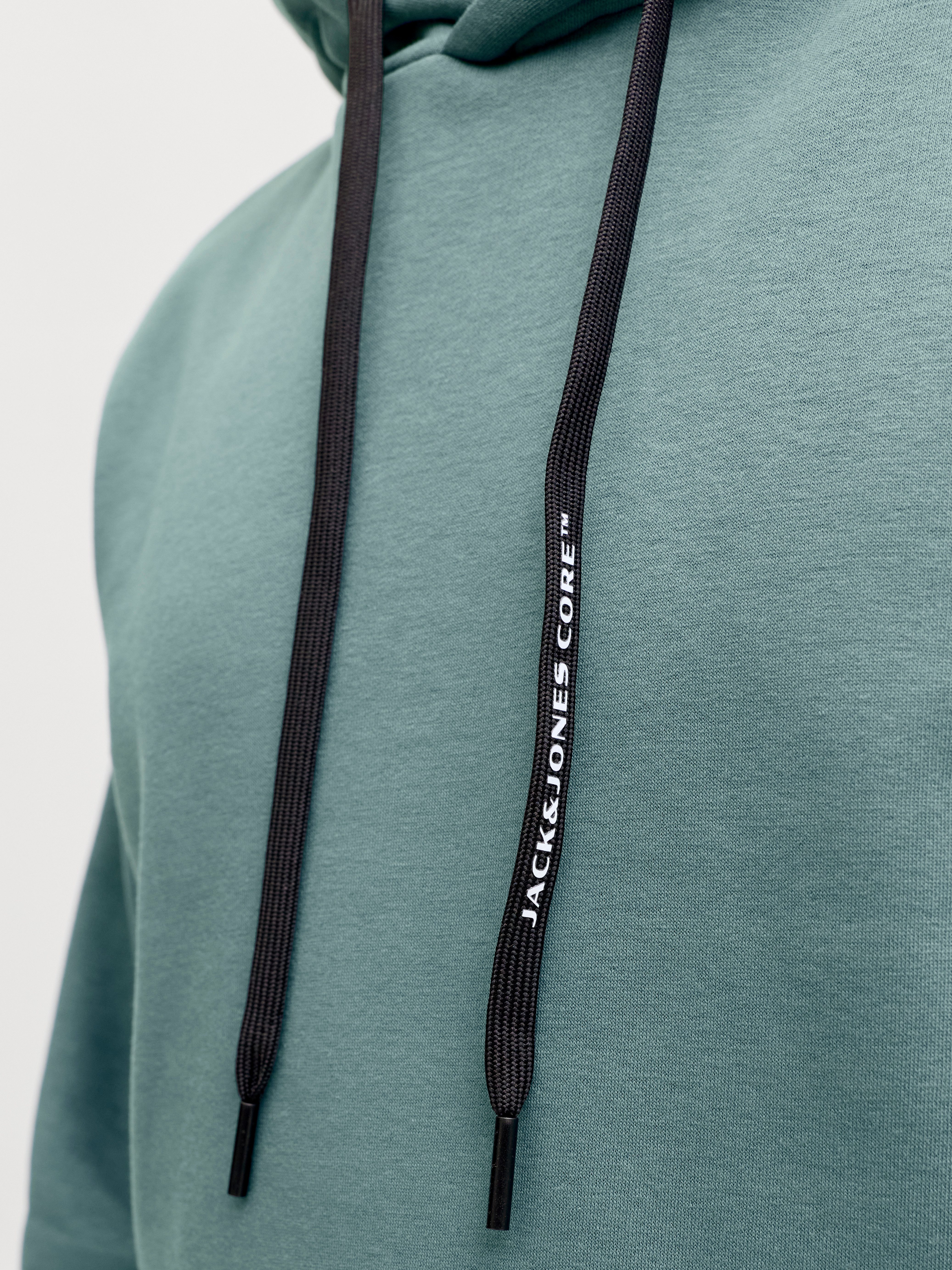 Jack & Jones Kapuzensweatshirt JCOFUSION SWEAT BADGE HOOD