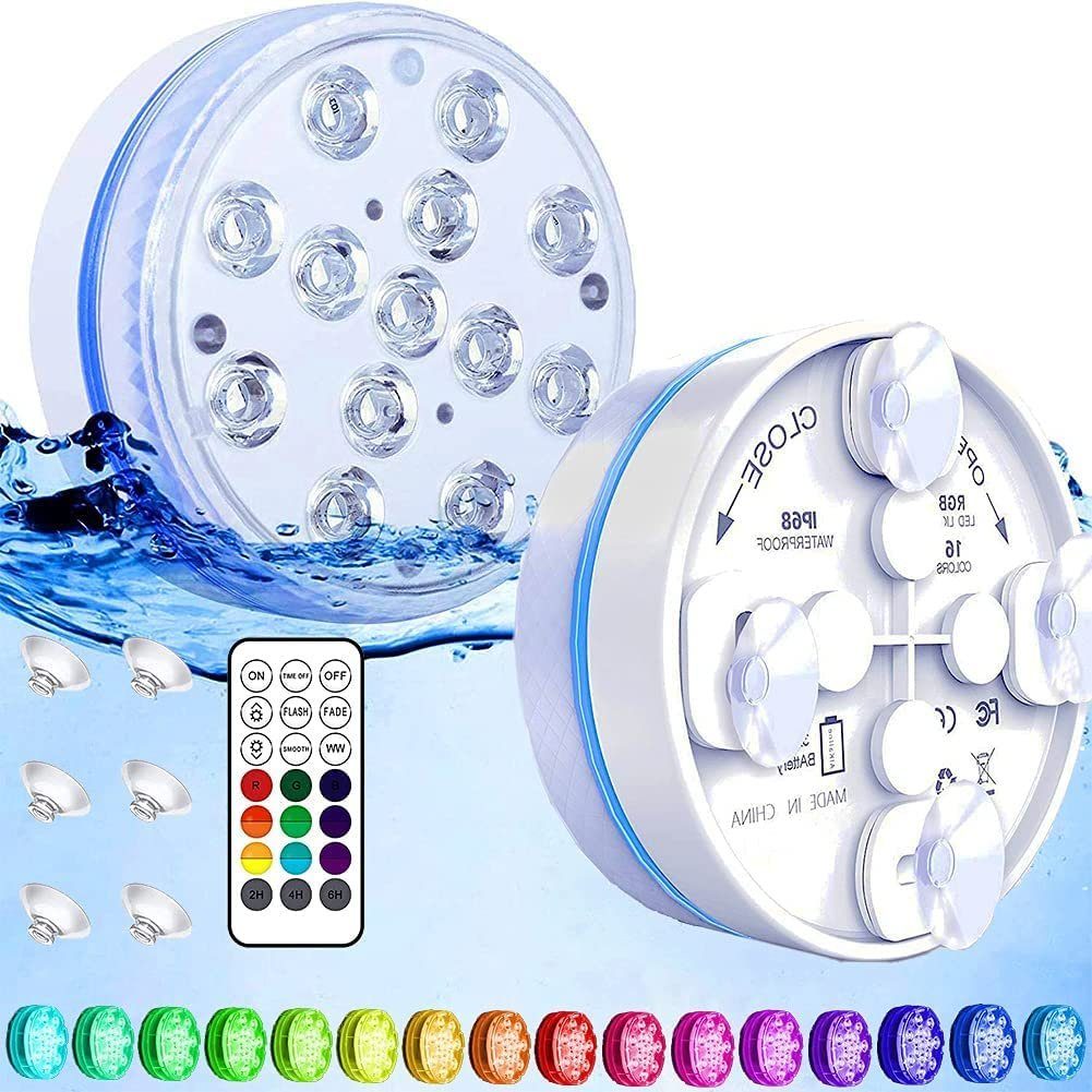 LED Wasserdichter Unterwasser Durable Lichtshow Lampe Partei Tub Licht Pool Y7Q7 