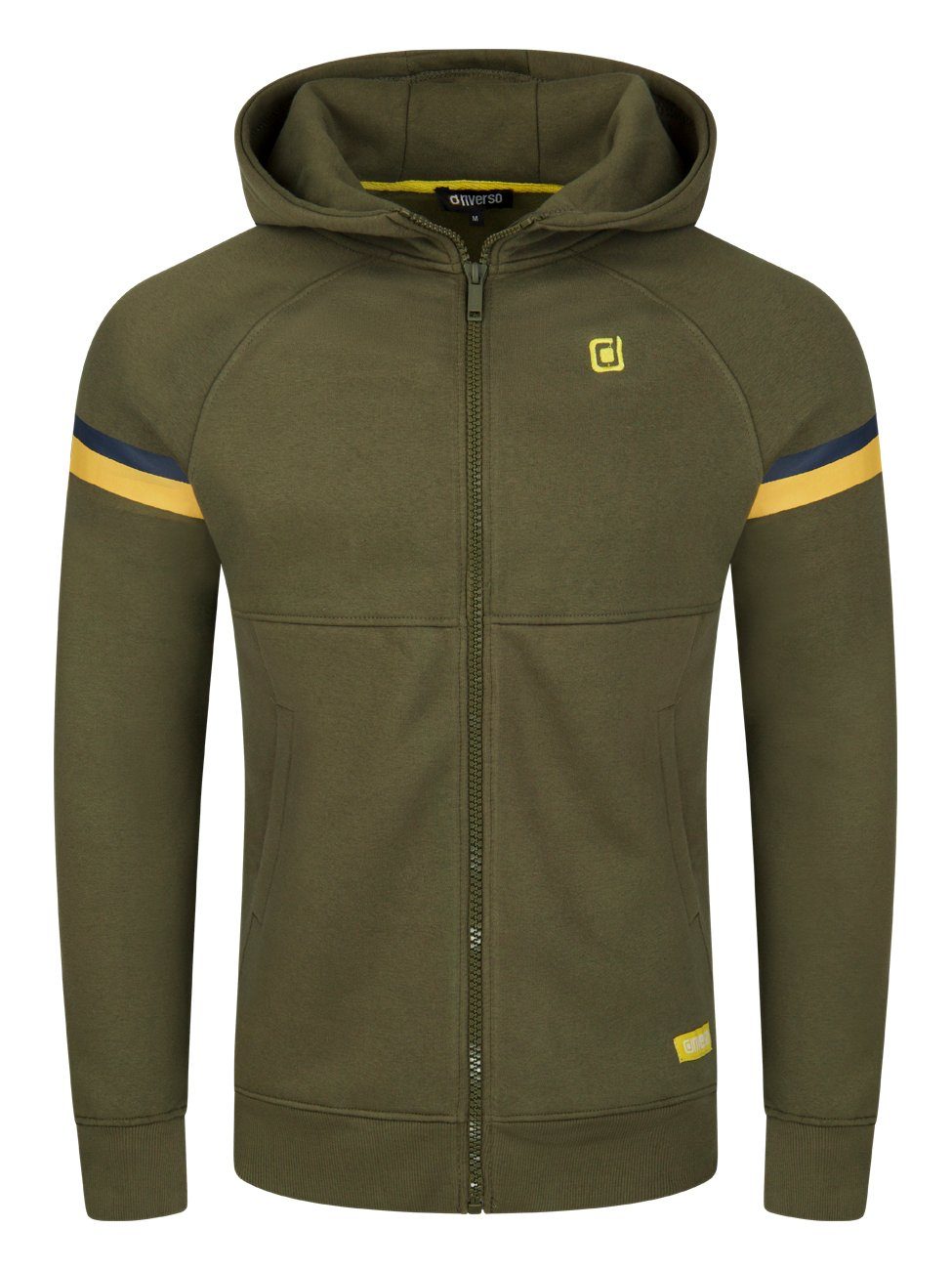Riverso RIVLinus Hoodie sweatshirt pullover capuchon kangoeroezakken regular fit effen katoen grijs bruin groen rood blauw zwart S M L XL 2XL 3XL 4XL 5XL, Grey Melange Standard 2 (23300), 4XL