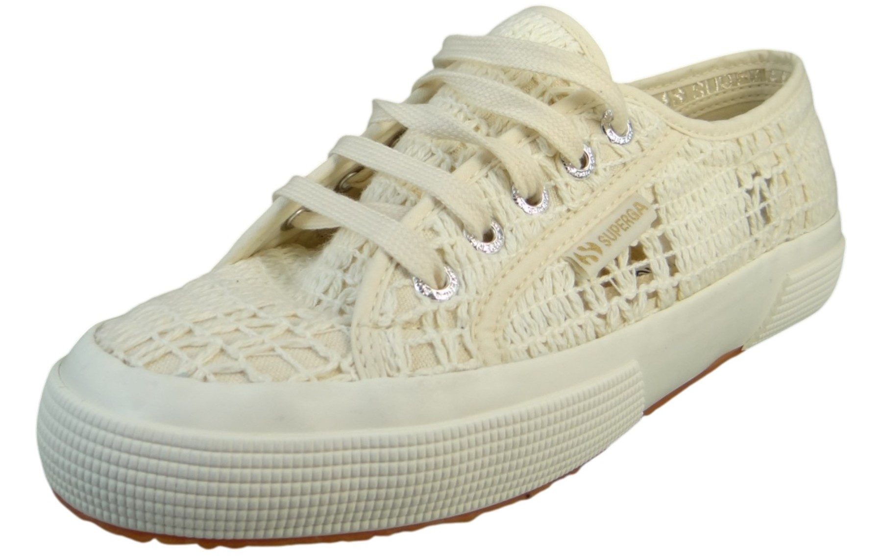 Superga S31614W A0N Beige Raw Braid Favorio Sneaker