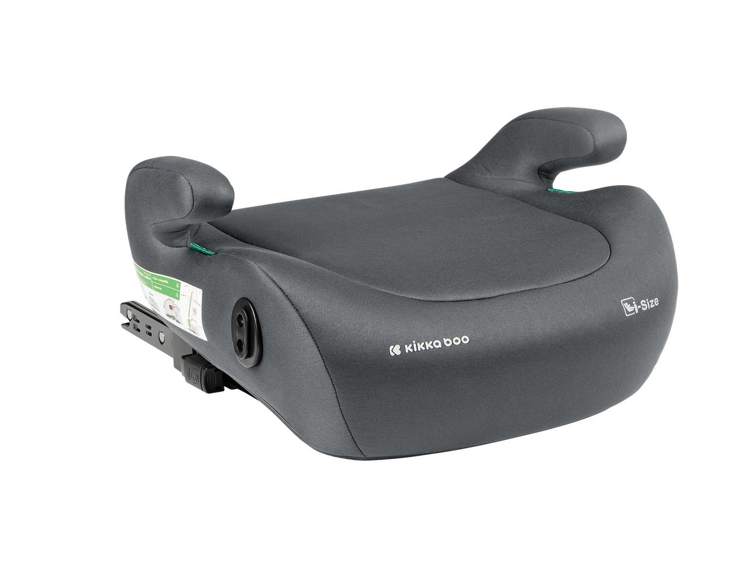 Kikkaboo Kindersitzerhöhung Kindersitz, Sitzerhöhung i-Tip, ab: 6, bis: 12, i-Size (125-150cm) ISOFIX, Armlehne