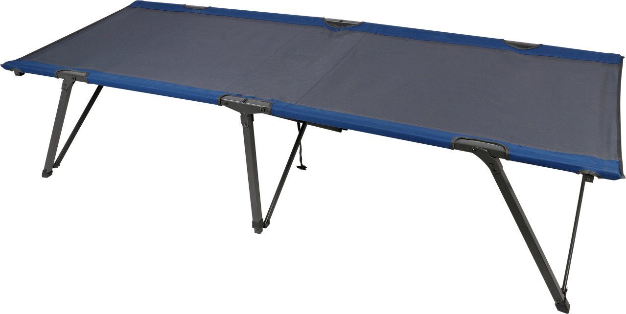 Feldbett TrendLine Campingliege Feldbett, schwarz-blau