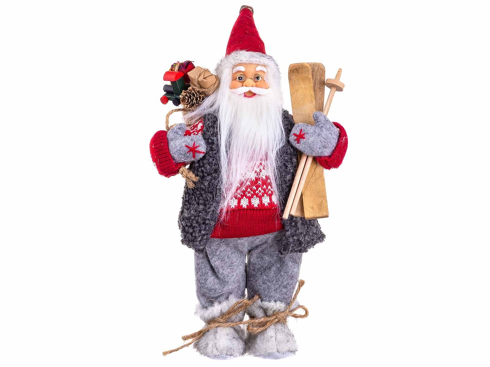 EDCO Weihnachtsmann Santa (1 St), Nikolaus ca. 30 cm | Weihnachtsmänner