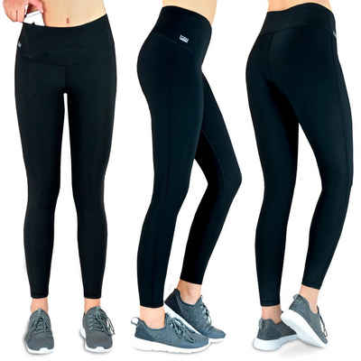 Formbelt Highwaist Leggings Laufhose Damen lang mit Handytasche Hohem Bund Atmungsaktiv High Waist Handyfach, Handy, Handyfach, high waist, Hoher Bund, Smartphone