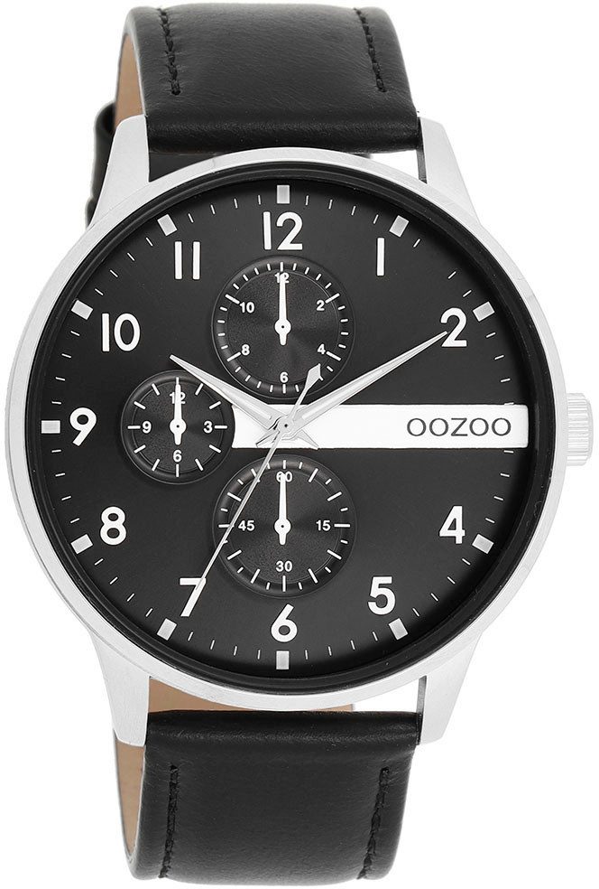OOZOO Quarzuhr C11309, Armbanduhr, Herrenuhr, Lederarmband günstig online kaufen