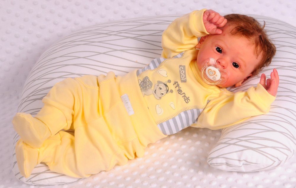 La Bortini Body Mütze und und Body 3Tlg. Anzug für Hose Frühchen Hose & Neugeborene Baby