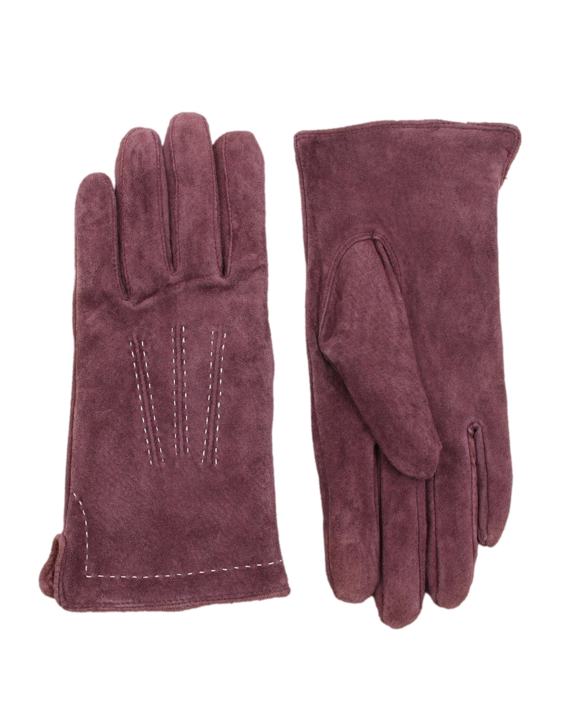 ZEBRO Velourleder Lederhandschuhe Handschuh