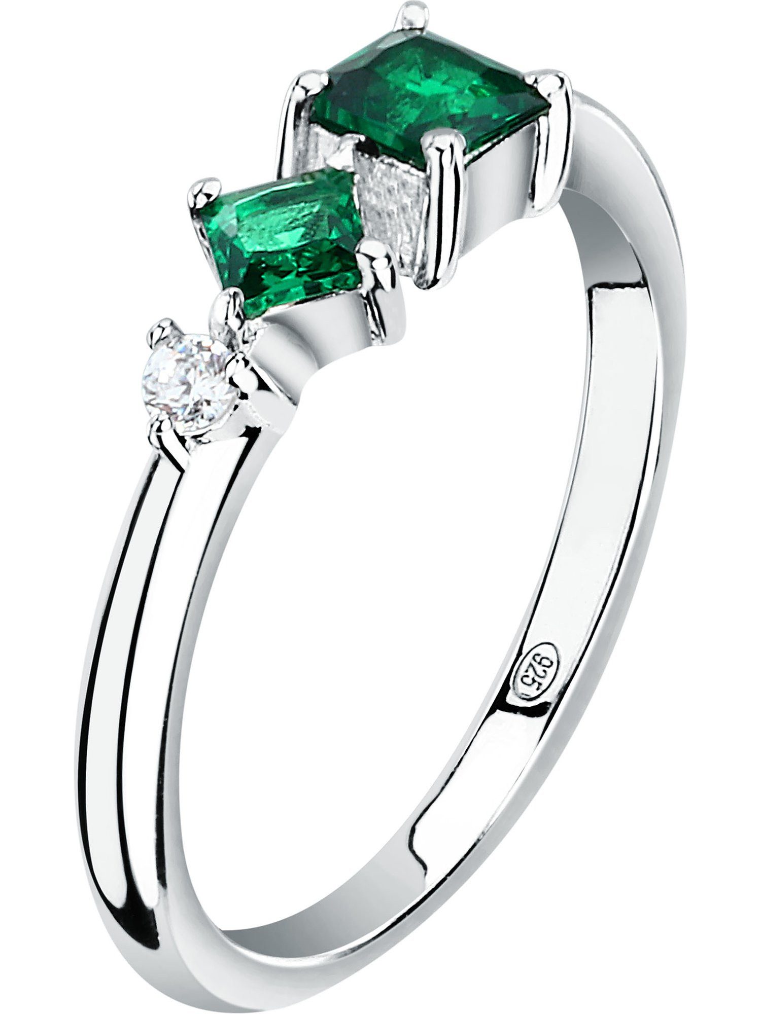 CHRIST Silberring CHRIST Damen-Ring 925er Silber, recycelt Zirkonia, Zirkon günstig online kaufen