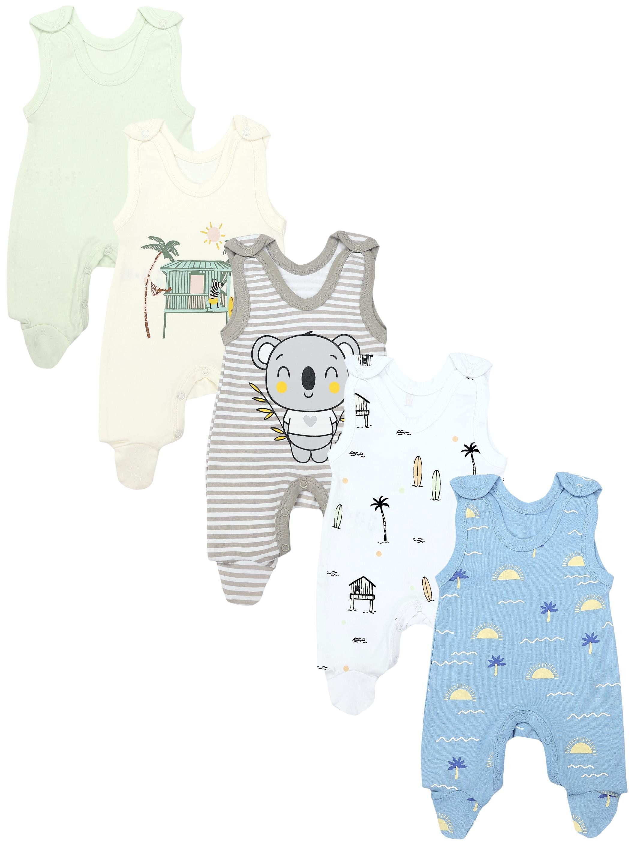 TupTam Strampler TupTam Baby Unisex Strampler mit Aufdruck Spruch 5er Pack