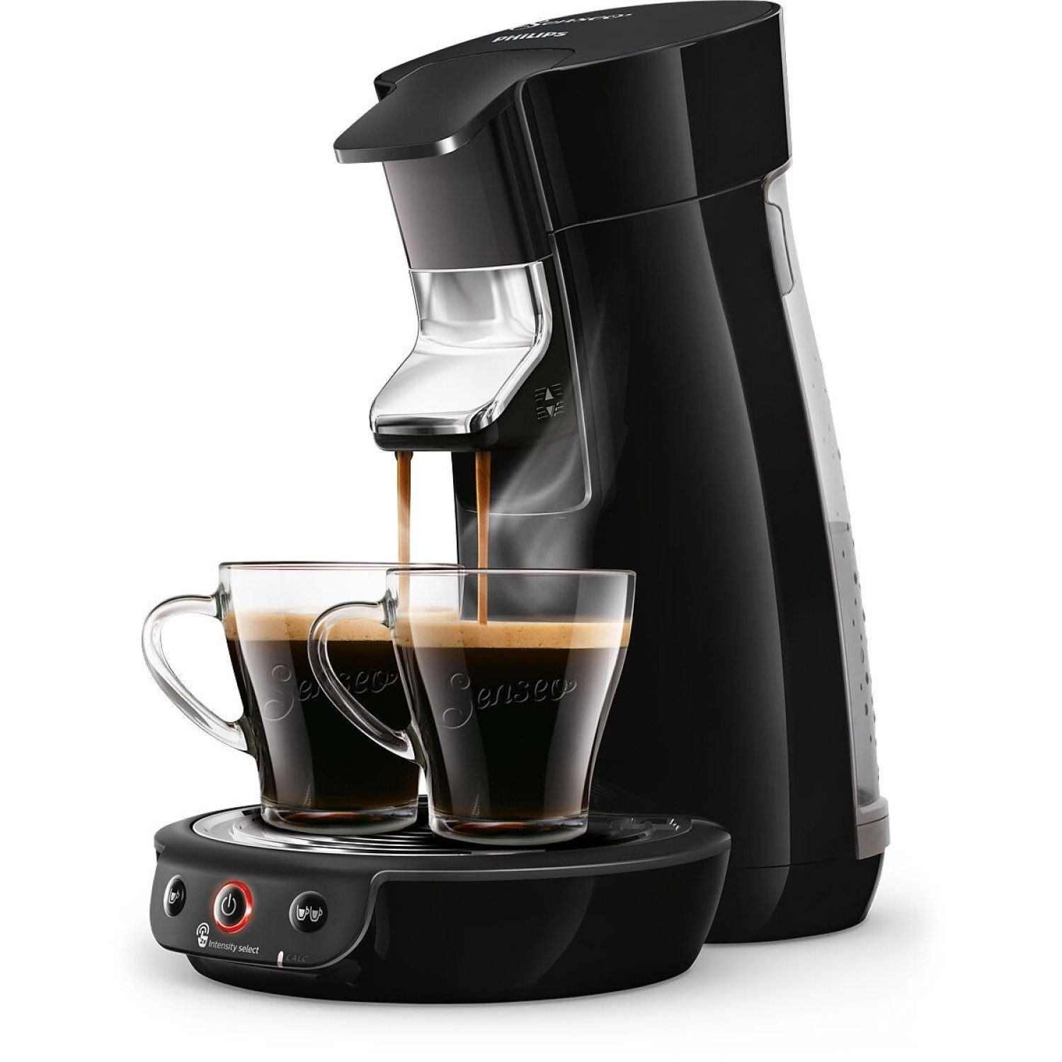 Mode liefern Philips Senseo Kaffeepadmaschine HD6563/60 Cafe schwarz Viva Kaffeepadmaschine
