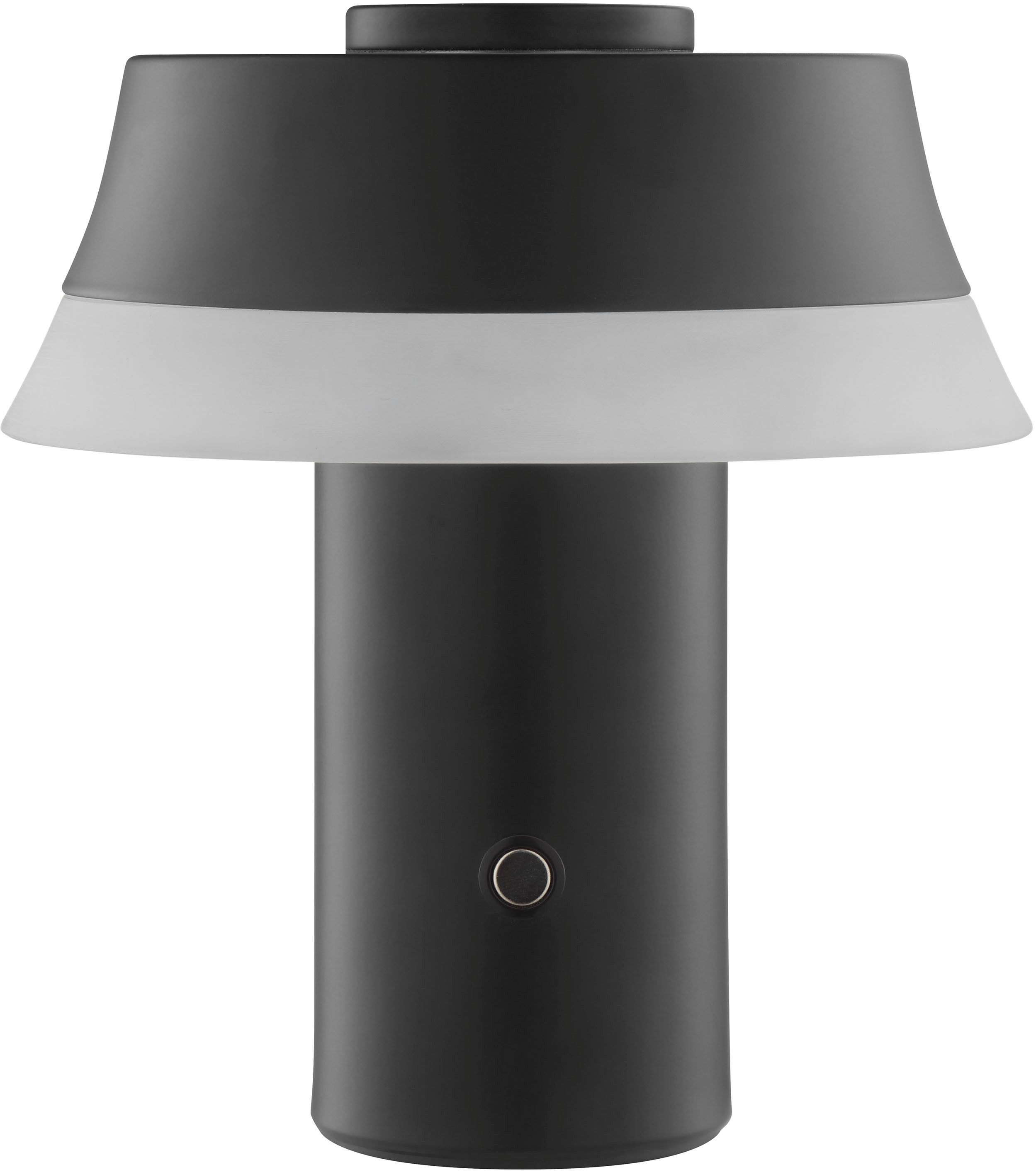 OTTO home LED Tischleuchte Arnett, Dimmfunktion, LED fest integriert, Warmweiß, akkubetrieben, 17 cm, 240 lm, per wireless charging & USB ladbar
