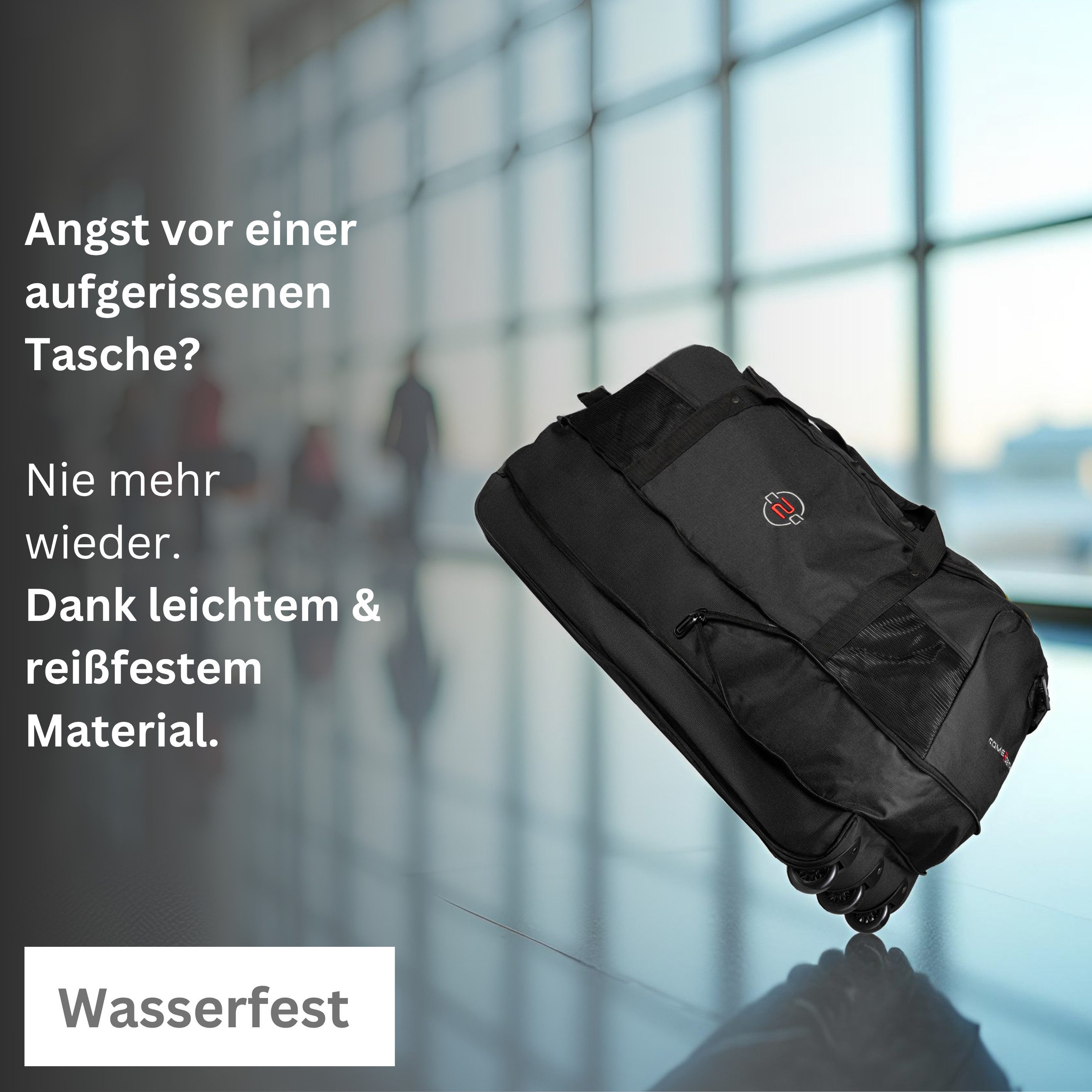 cocoono Reisetasche Reisetasche mit Rollen – Große faltbare Rolltasche 120L