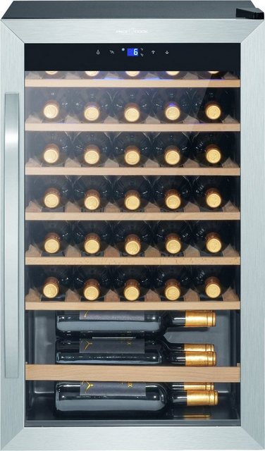 ProfiCook Getränkekühlschrank PC-WK 1235, 84 cm hoch, 48.2 cm breit, Weinkühlschrank für 36 Flaschen