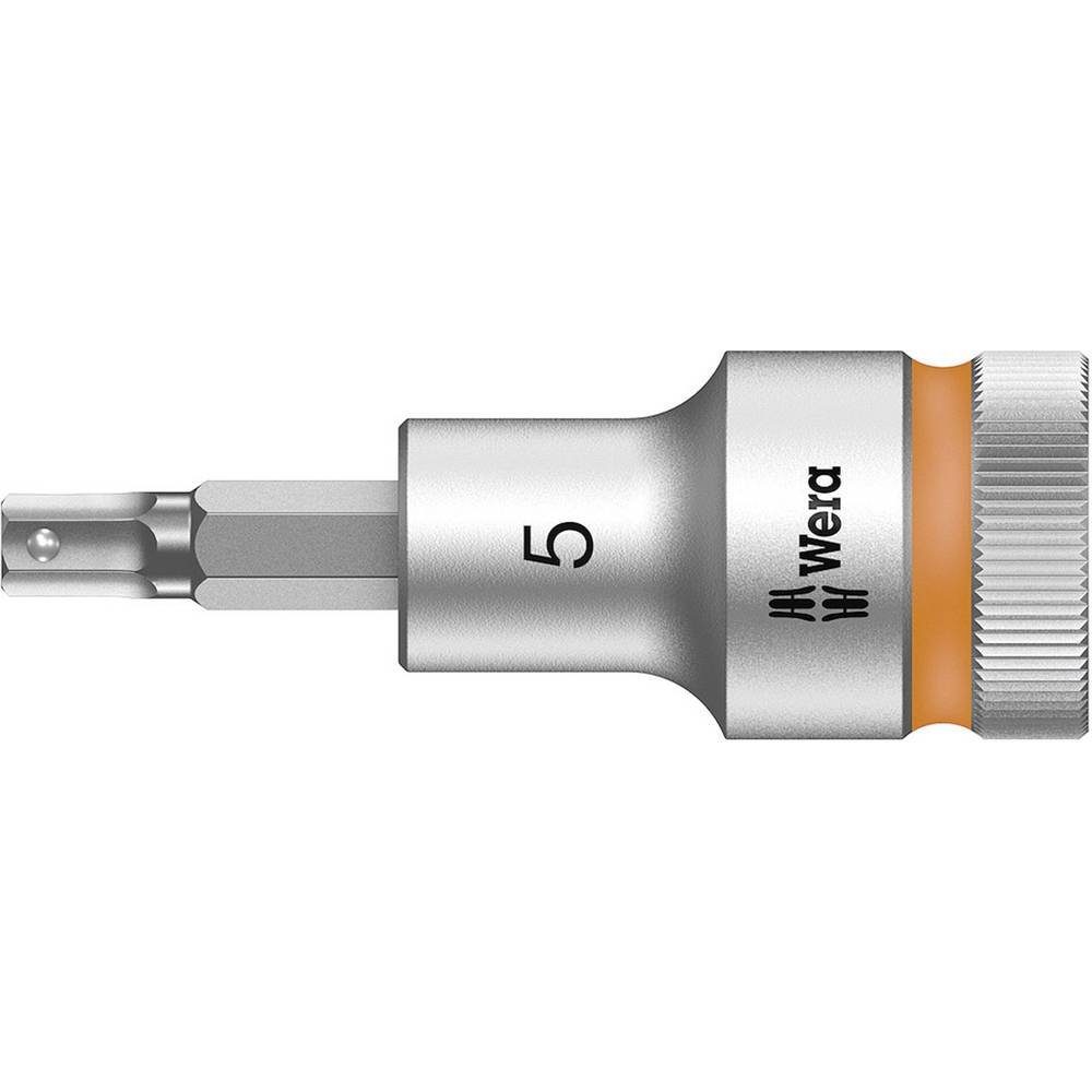 Wera Bit- und Steckschlüsselset Zyklop-Steckschlüssel-Bit-Einsatz 12.5 mm (1/2), SW 5 mm x
