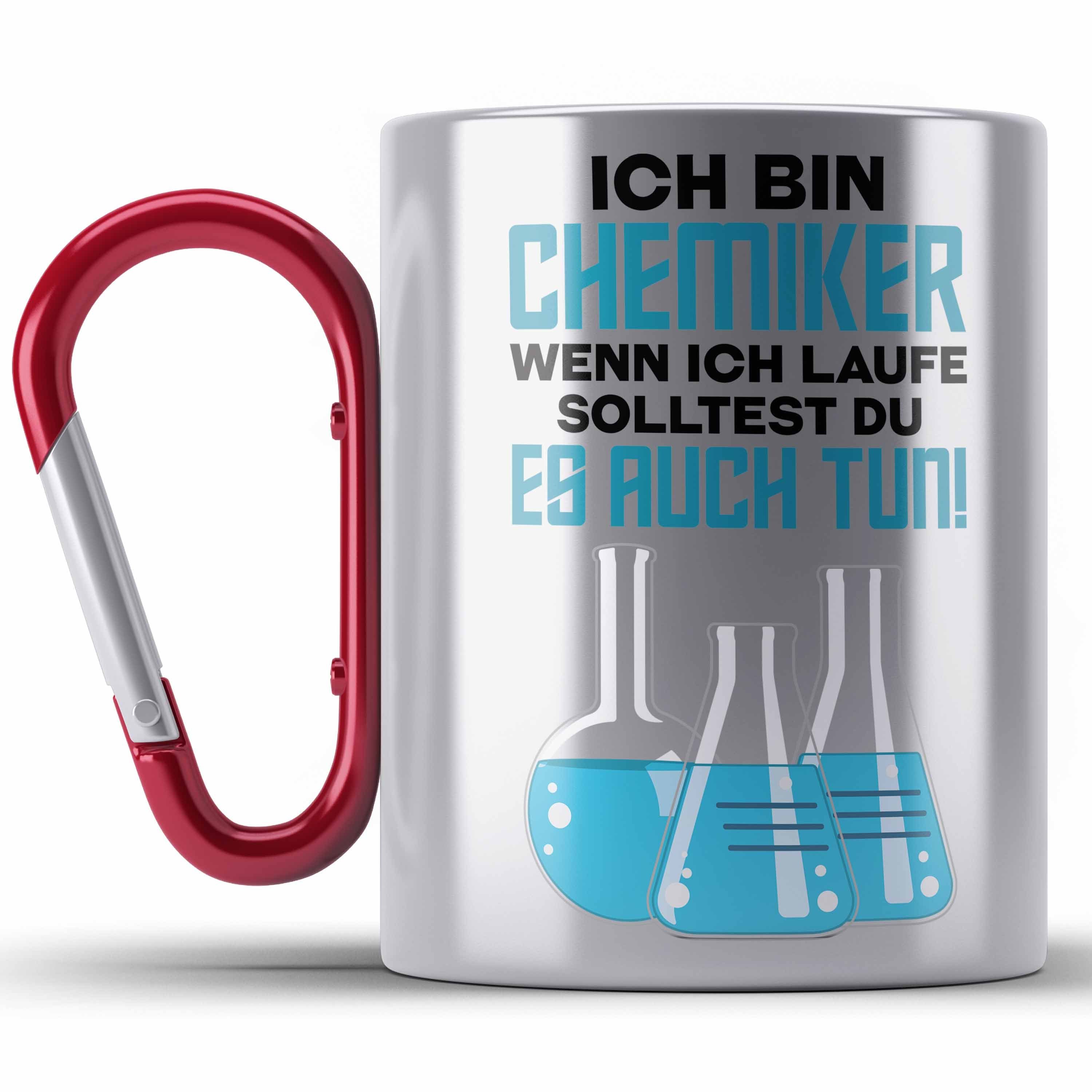 Trendation Thermotasse Chemiker Geschenke Edelstahl Tassen Edelstahl