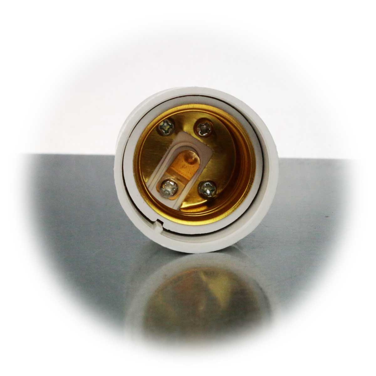 ChiliTec Lampenfassung Lampensockel Adapter E27 Birne in G24 Fassung