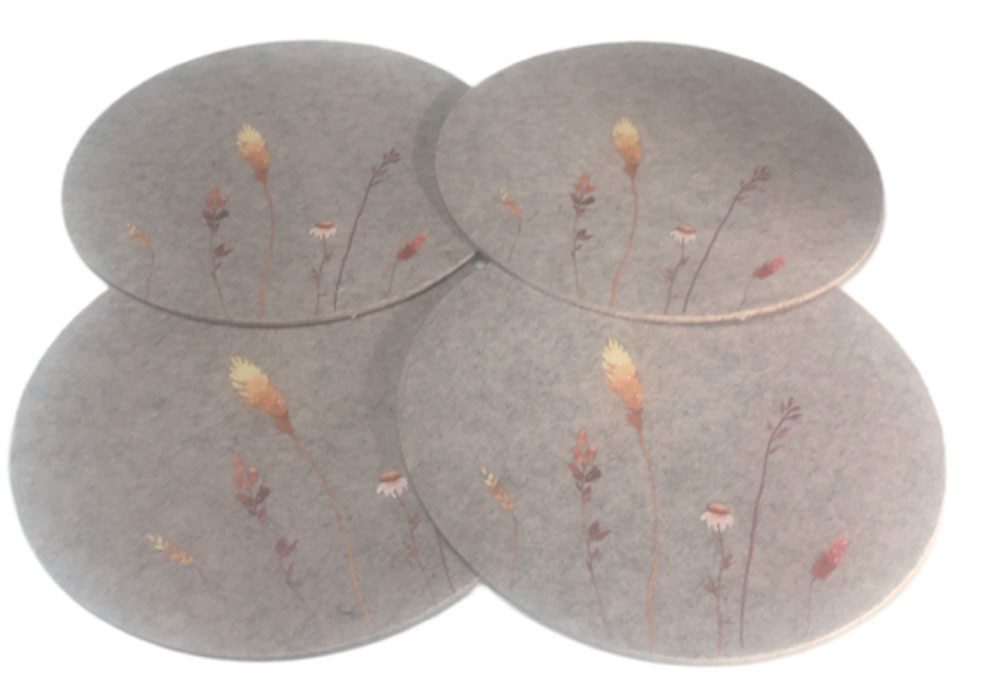 Steinnacher Bärbel Frühstücks-Geschirrset Frühstücksset Hirsch Egon 2 Teller 2 Becher, 2 Personen