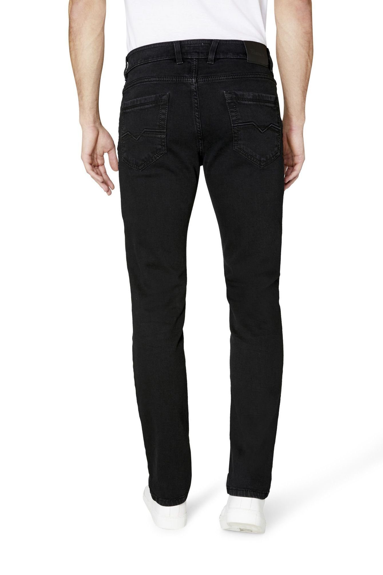 GARDEUR Denim black Superflex Atelier faded Batu-2 5-Pocket-Jeans