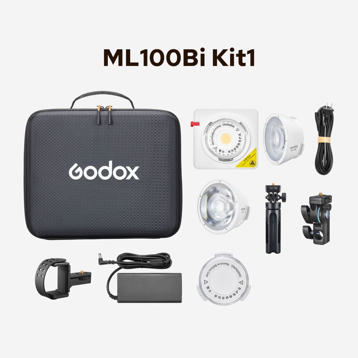 Godox Tageslichtlampe ML100 Bi-color Kit 1