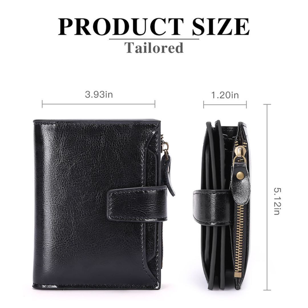 Forrlite Mini Geldbörse Geldbörse Echtes Nappaleder (Damen Echtleder Portem günstig online kaufen