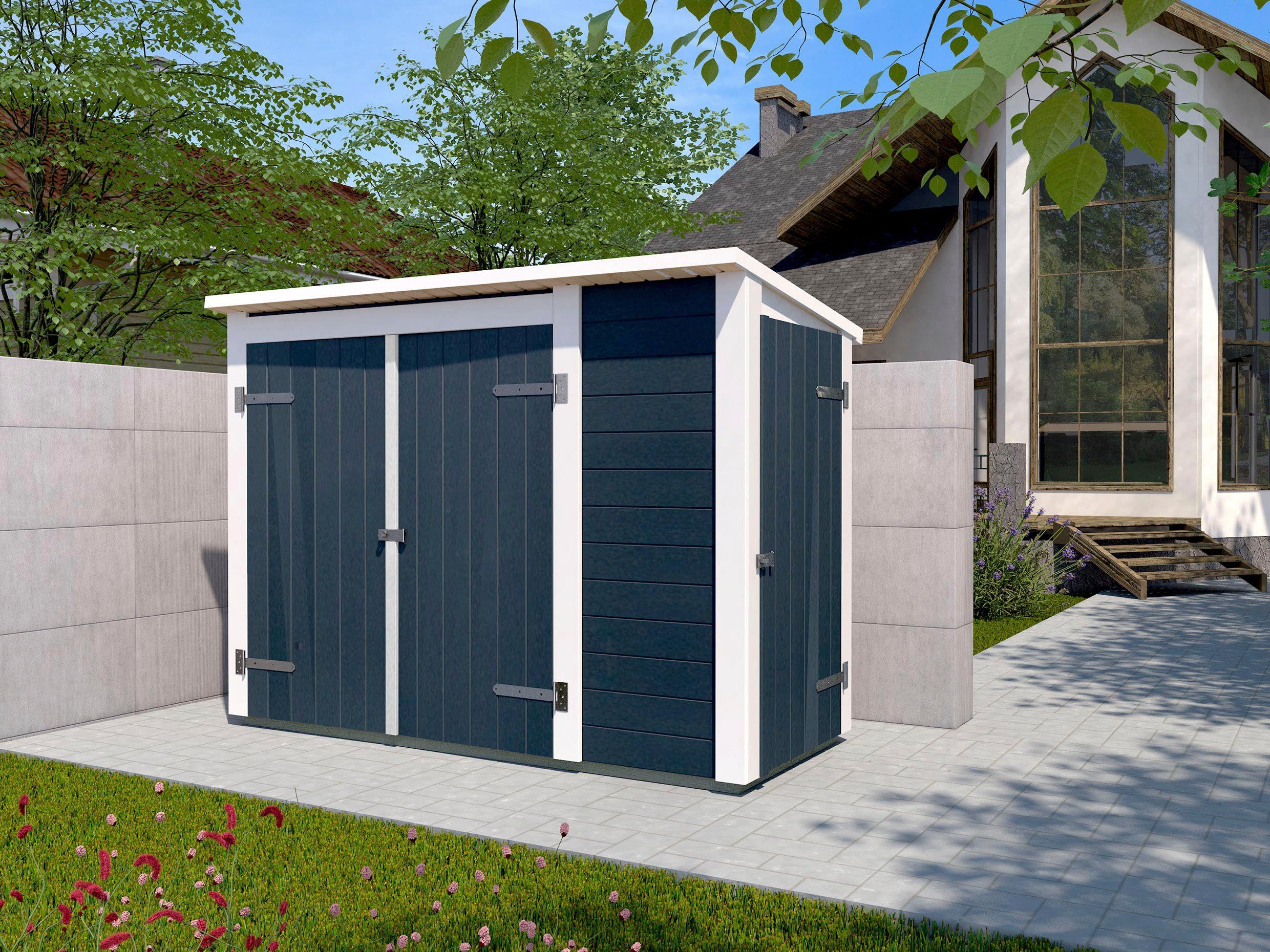 weka Gerätehaus Multibox mit Regalsystem, BxT: 215x95 cm