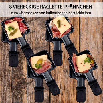 Syntrox Raclette und Fondue-Set Syntrox 3 in 1 Raclette-Grill-Fondue-für 8 Personen