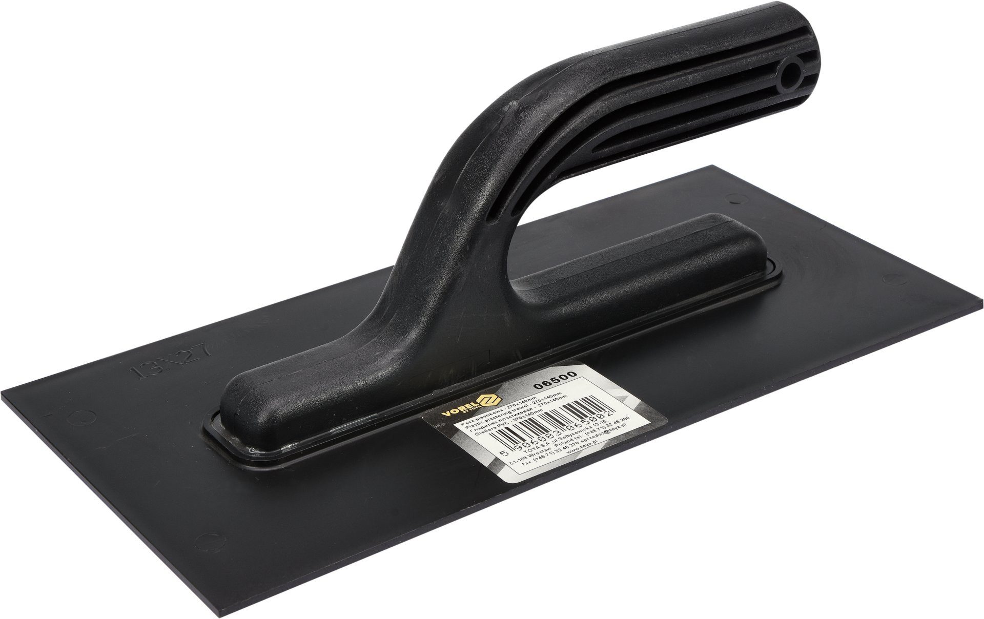 TRIZERATOP Glättekelle Kunststoff-Putzkelle 130 x 270 mm (Kunststoff-Putzkelle 130 x 270 mm)