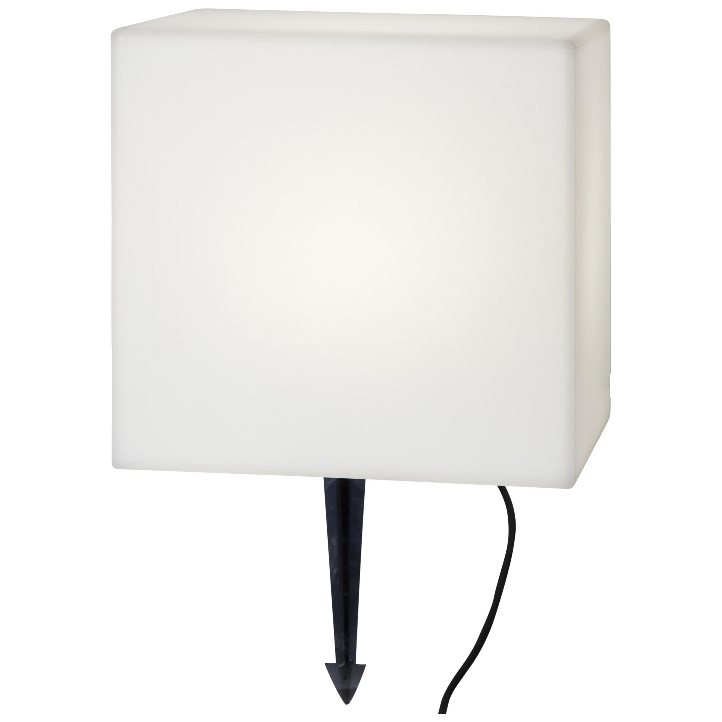 STAR TRADING LED Dekolicht Square, Kleiner Leuchtwürfel,Square' mit Erdspieß, strombetrieben, E27 Fassun