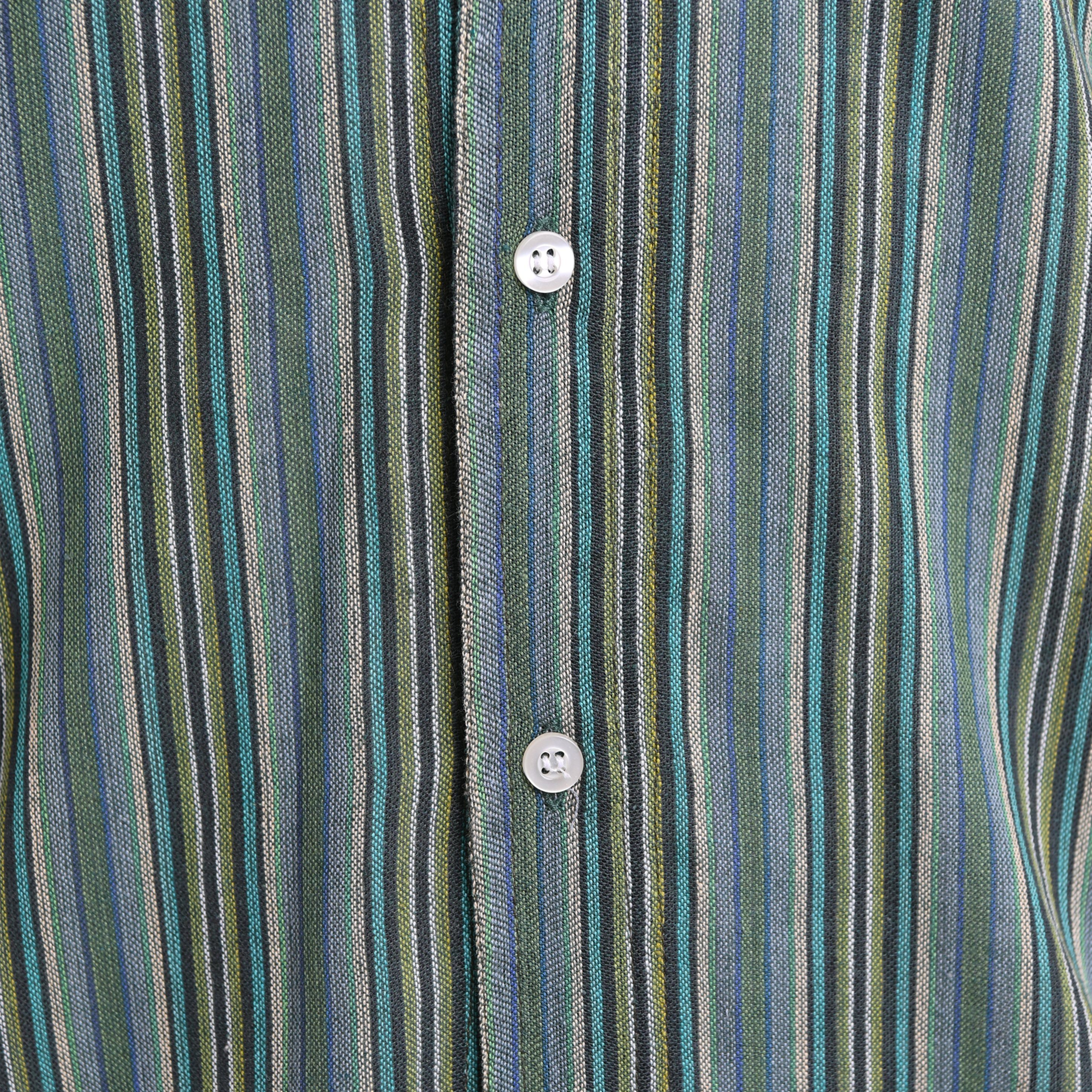 Baumwolle, größenverstellbar Sommerhemd Hippie Hemd grün virblatt Herren, Kapuzenhemd Herren Kapuze Kapuze