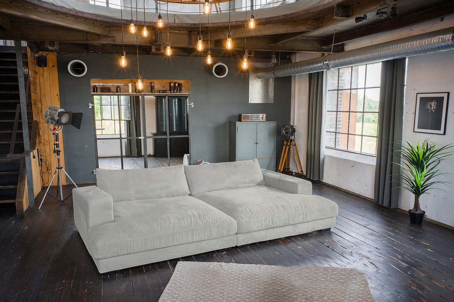 KAWOLA Big-Sofa MADELINE Riesen Cordsofa - Entspannung pur - Modernes Wohnen, XXL Couch mit Cord Bezug – Maximaler Komfort, Top Design