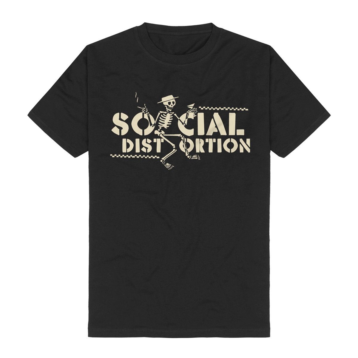 Social Distortion T-Shirt Checkered Skellie