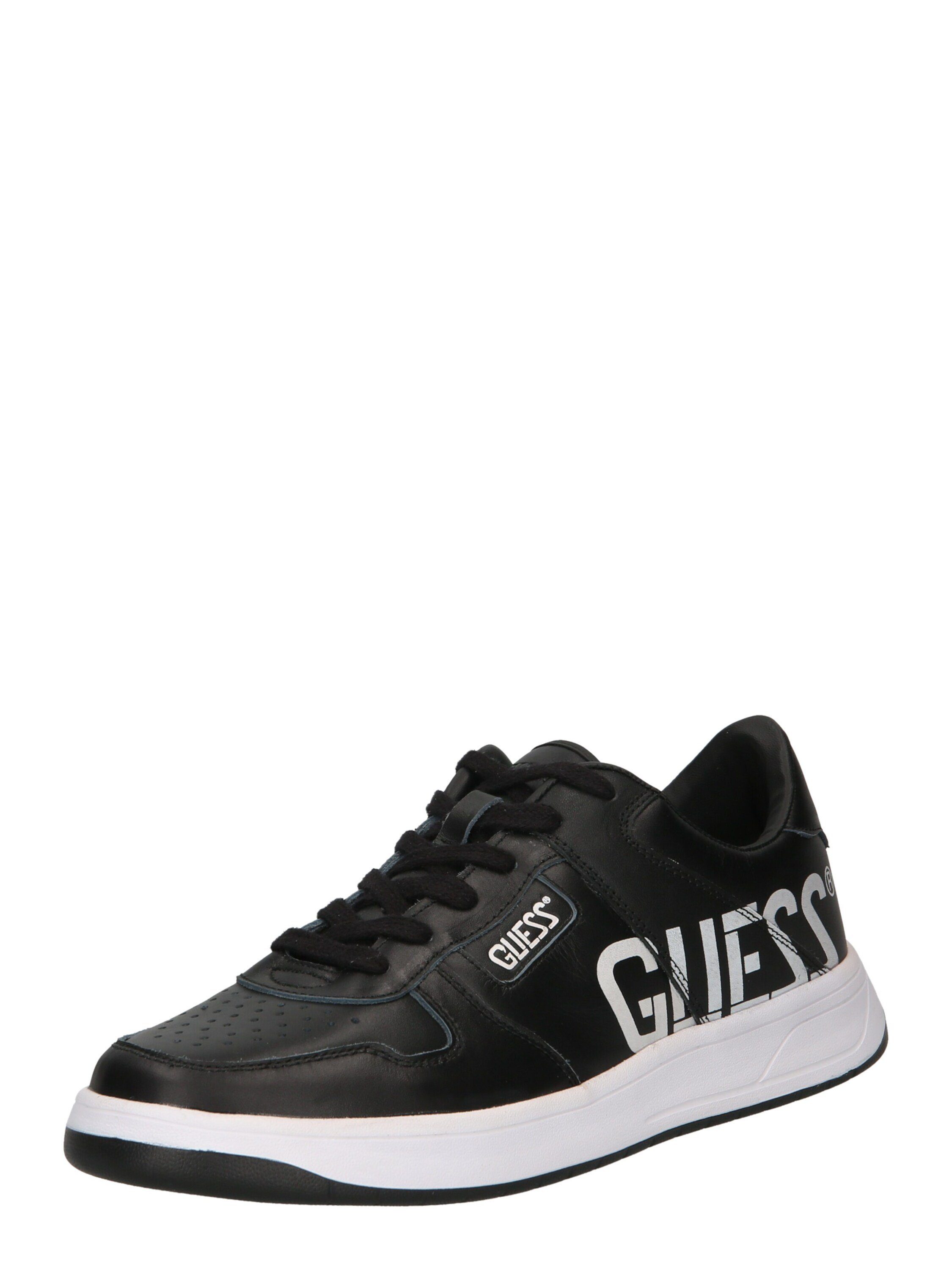 Zapatillas GUESS Para Hombre - Piel Natural - Suela De 3,5 Cm - Cordones De Tela - Estilo Casual Urbano