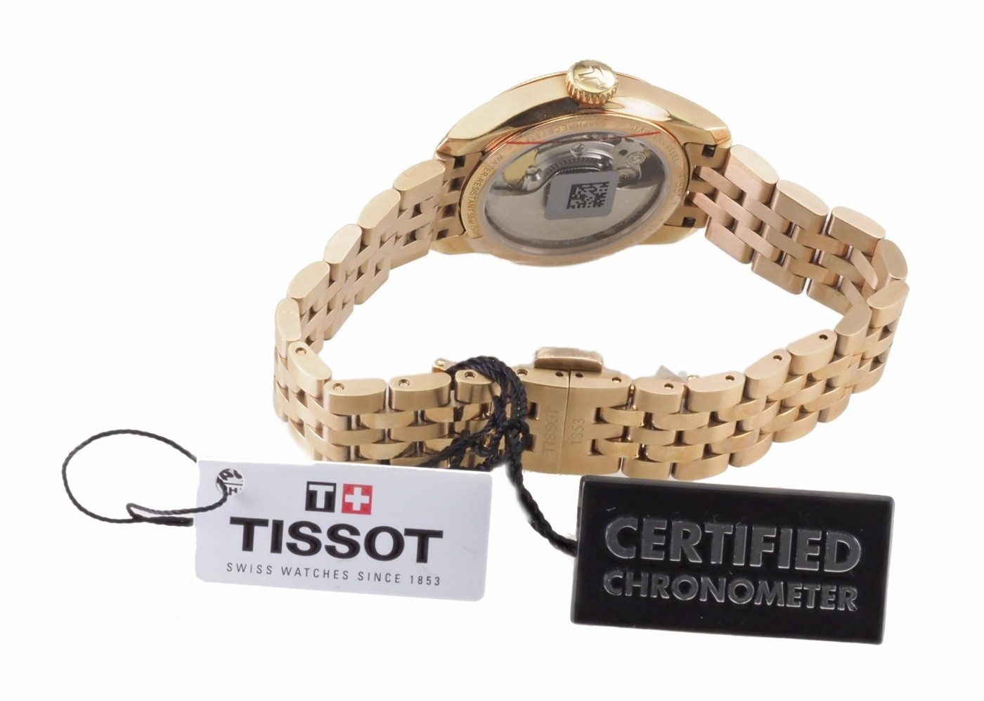 Tissot Automatikuhr Tissot Damen Automatik Uhr BALLADE POWERMATIC 80 T1082083311700, (Rosegold)