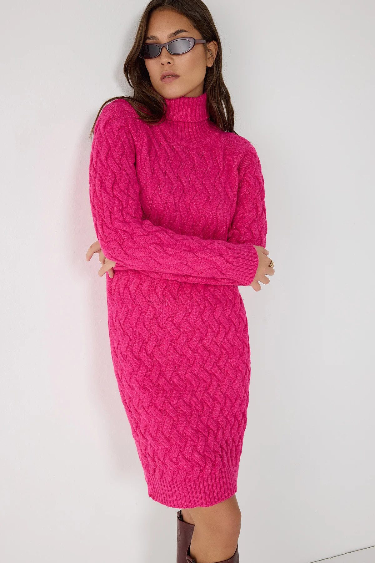 Minikleid Strickkleid