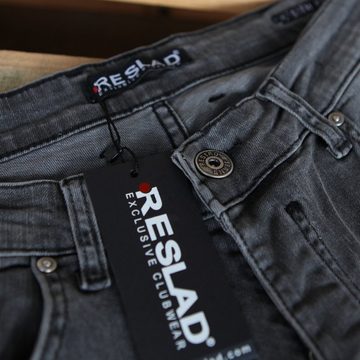 Reslad Destroyed-Jeans Reslad Jeans Herren Destroyed Look Slim Fit Denim Stretch Jeans-Hose Destroyed Look Slim Fit Jeans