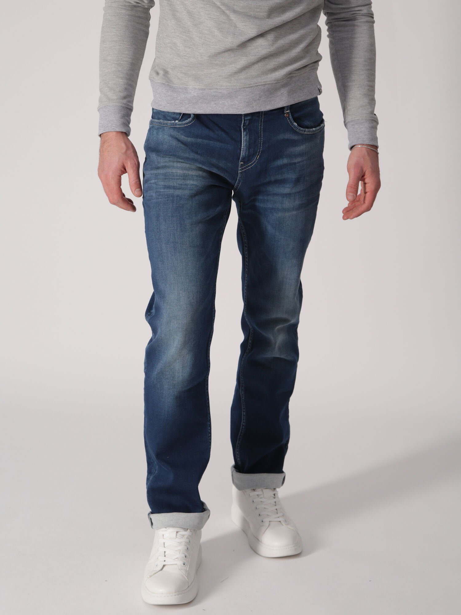 supergünstige Marken Miracle of Denim Relax-fit-Jeans Jogg Joshua Blue Jogg-Denim-Look im Member